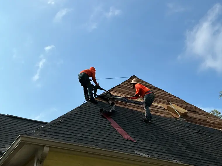 Roofing project by Transformed Roofing