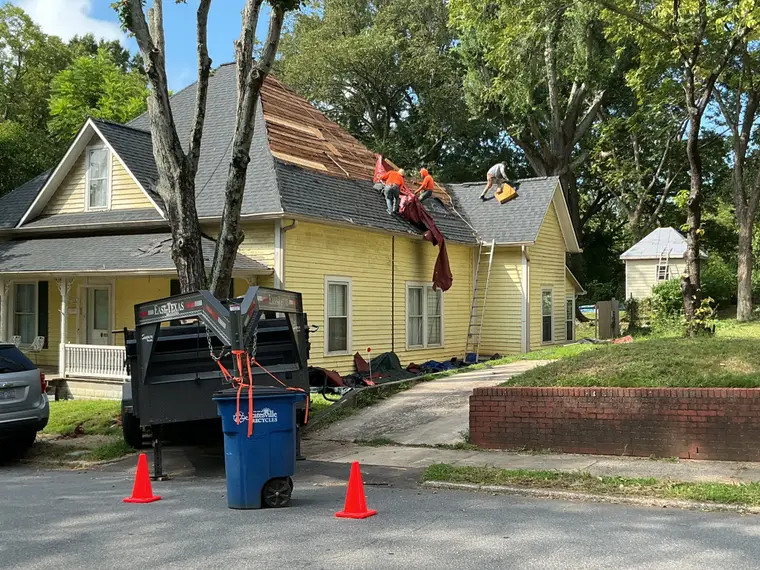 Roofing project by Transformed Roofing